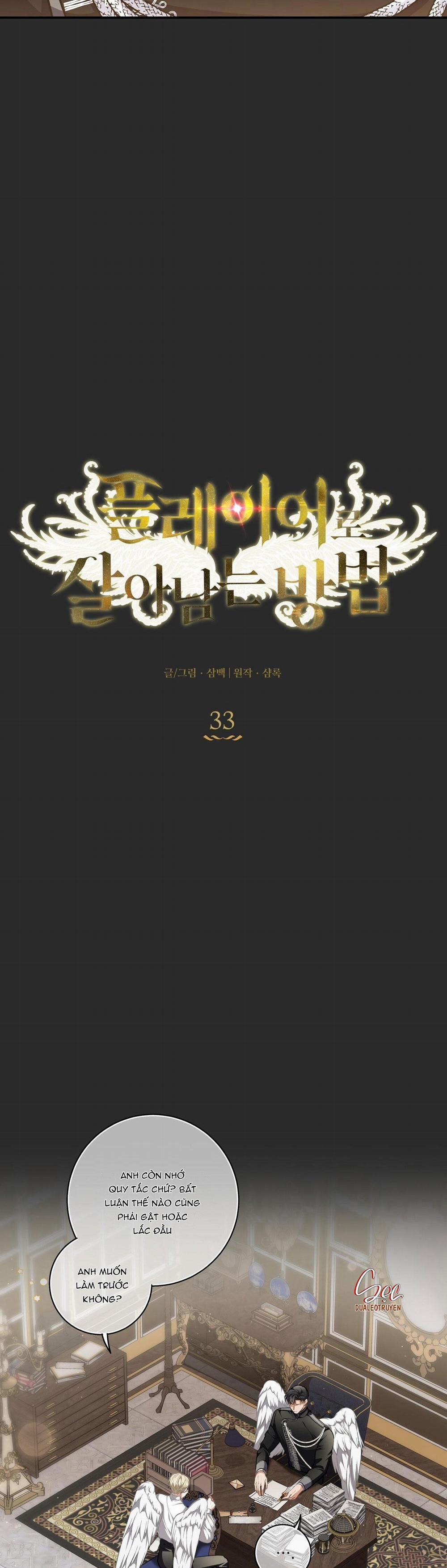 CÁCH TỒN TẠI NHƯ MỘT NGƯỜI CHƠI 33 trang 2