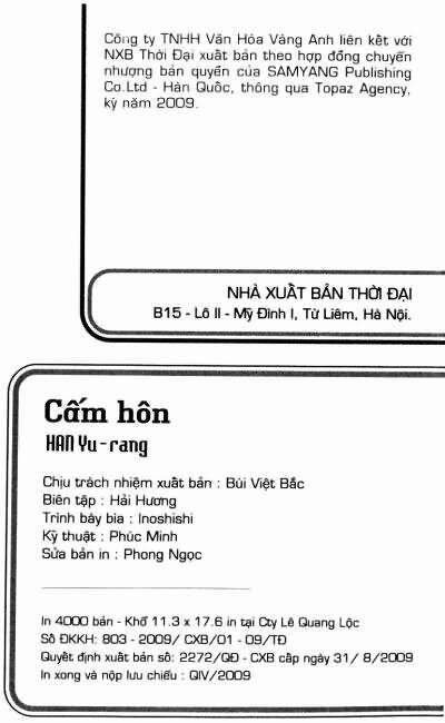 Cấm Hôn 41 trang 2