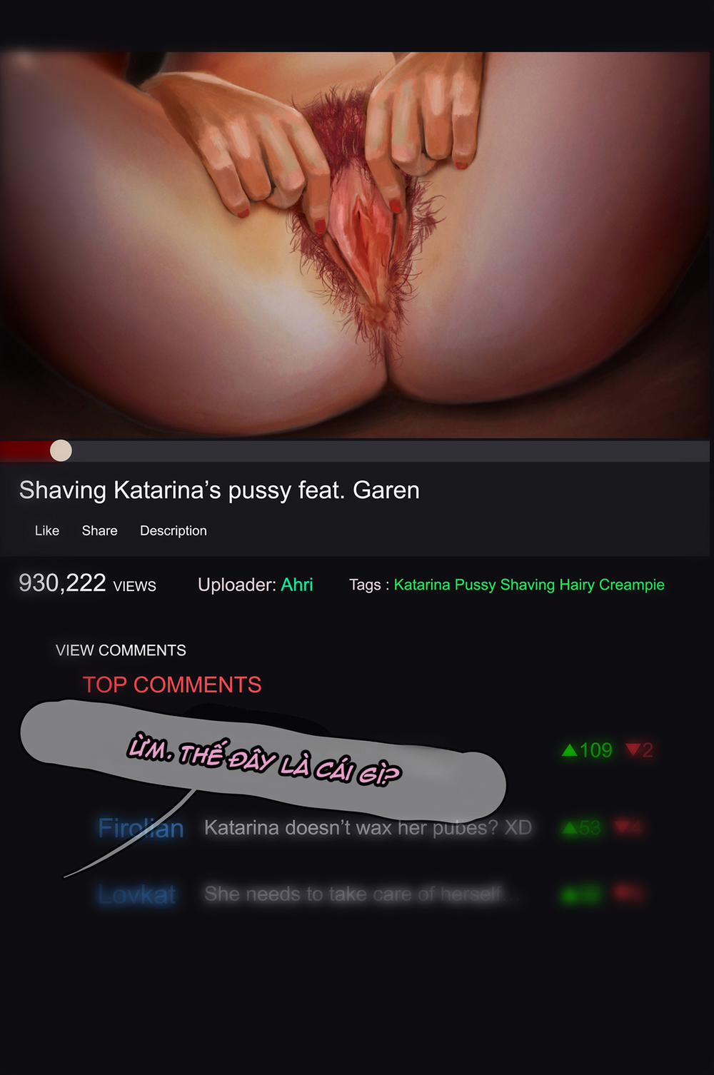 Cạo Lông Cho Katarina Oneshot trang 79