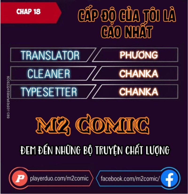 Cấp Độ Của Tôi Là Cao Nhất 18 trang 1