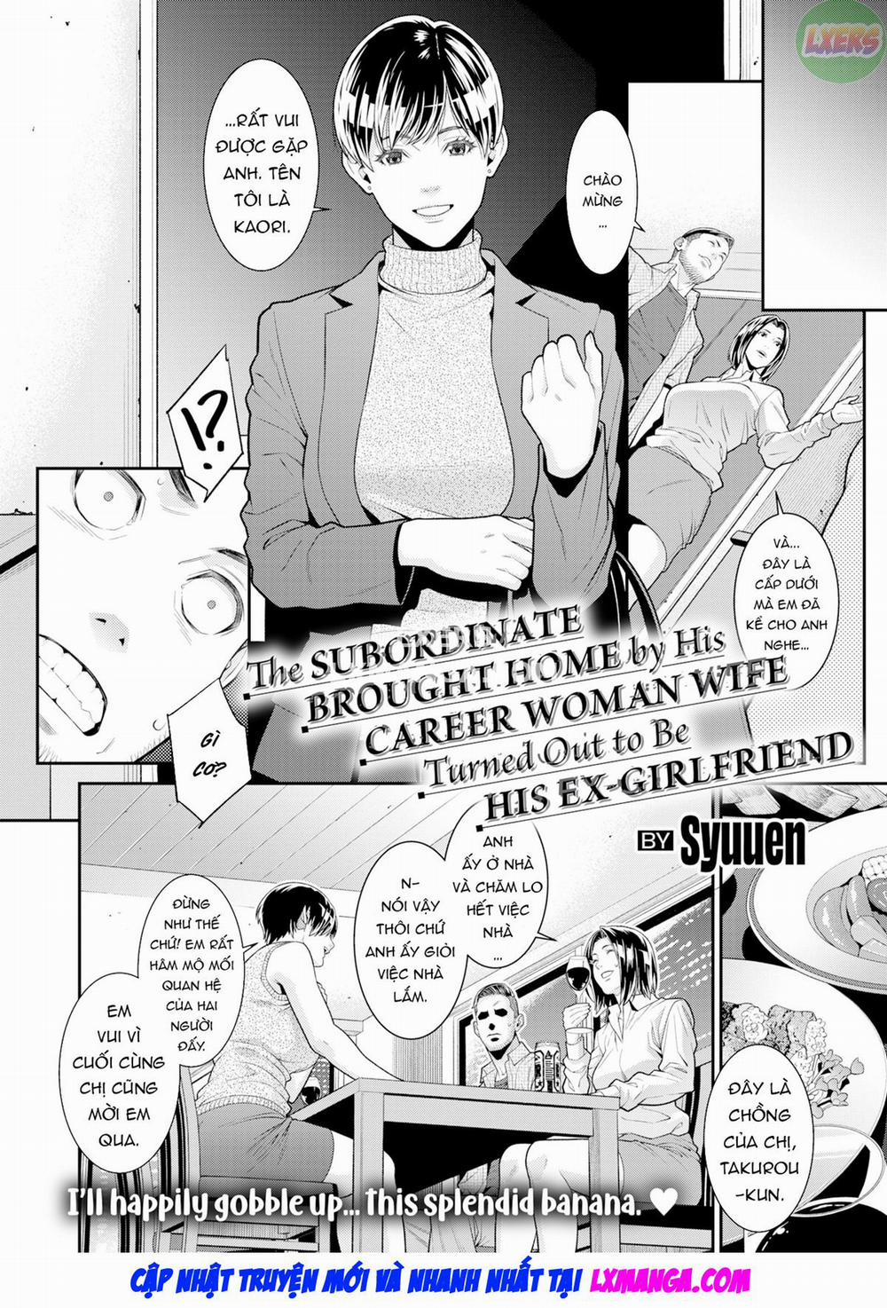 Cấp dưới được vợ đưa về nhà hóa ra lại là bạn gái cũ 1 trang 2