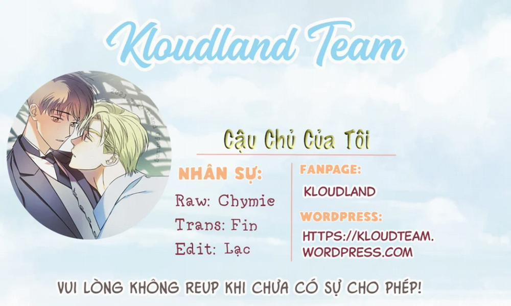 Cậu Chủ Của Tôi 8 trang 1