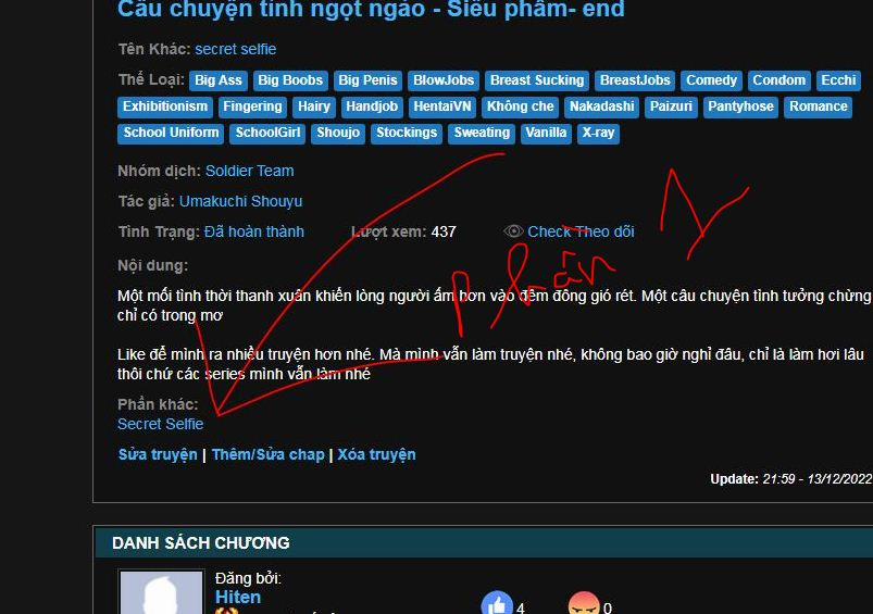 Câu chuyện tình ngọt ngào End đẹp trang 1
