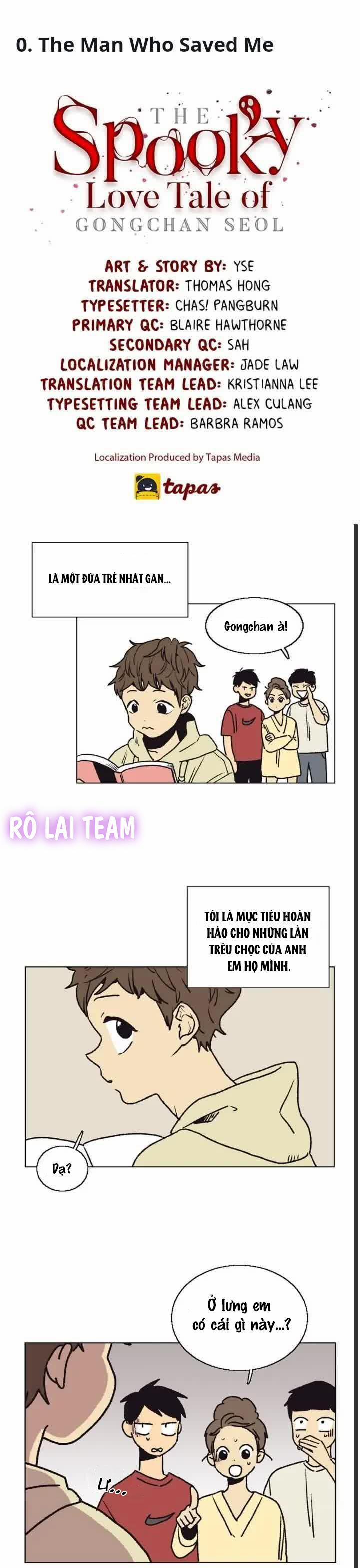 Câu chuyện tình yêu ma quái của Gongchan Seol 0 trang 0