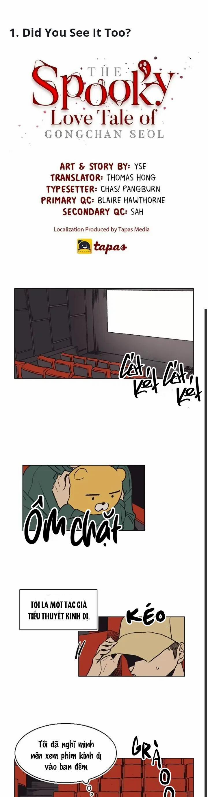 Câu chuyện tình yêu ma quái của Gongchan Seol 1 trang 0