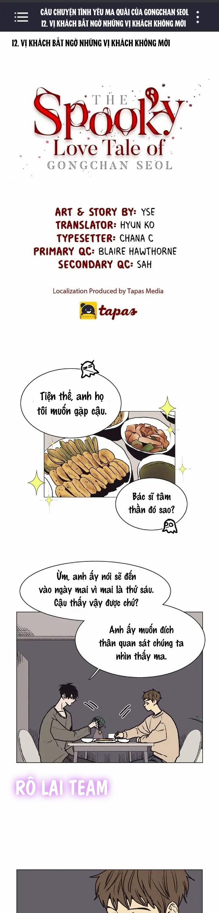 Câu chuyện tình yêu ma quái của Gongchan Seol 12 trang 0