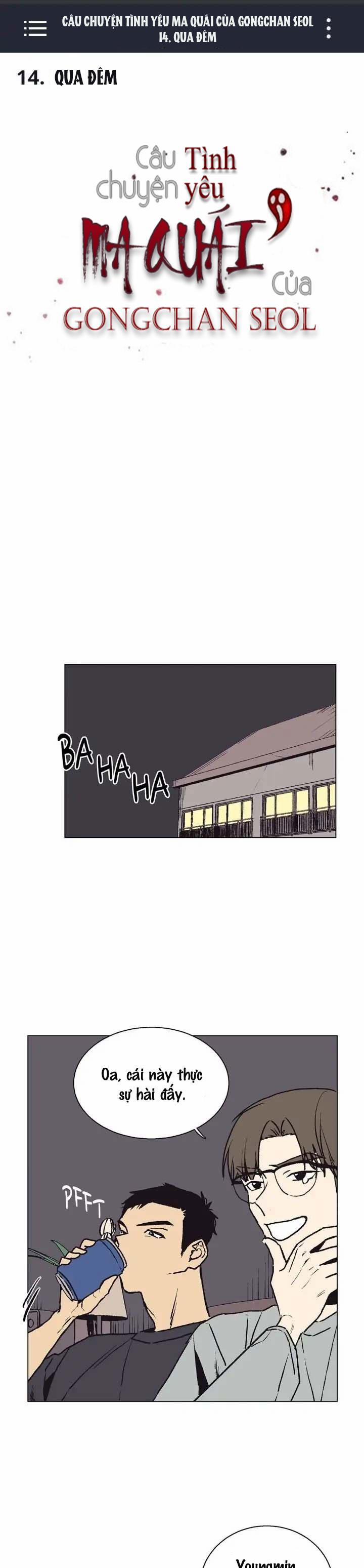 Câu chuyện tình yêu ma quái của Gongchan Seol 14 trang 0