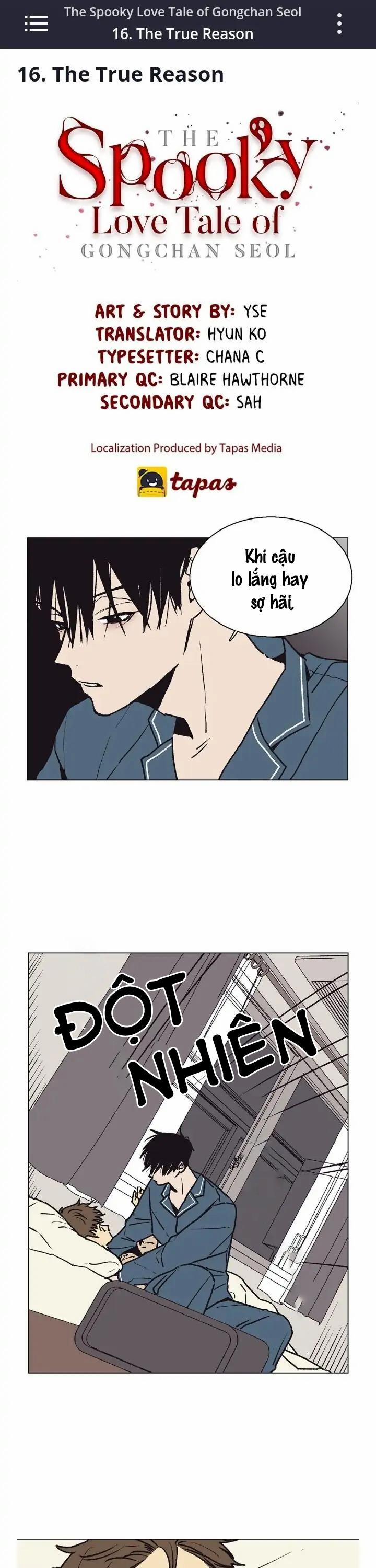 Câu chuyện tình yêu ma quái của Gongchan Seol 16 trang 0