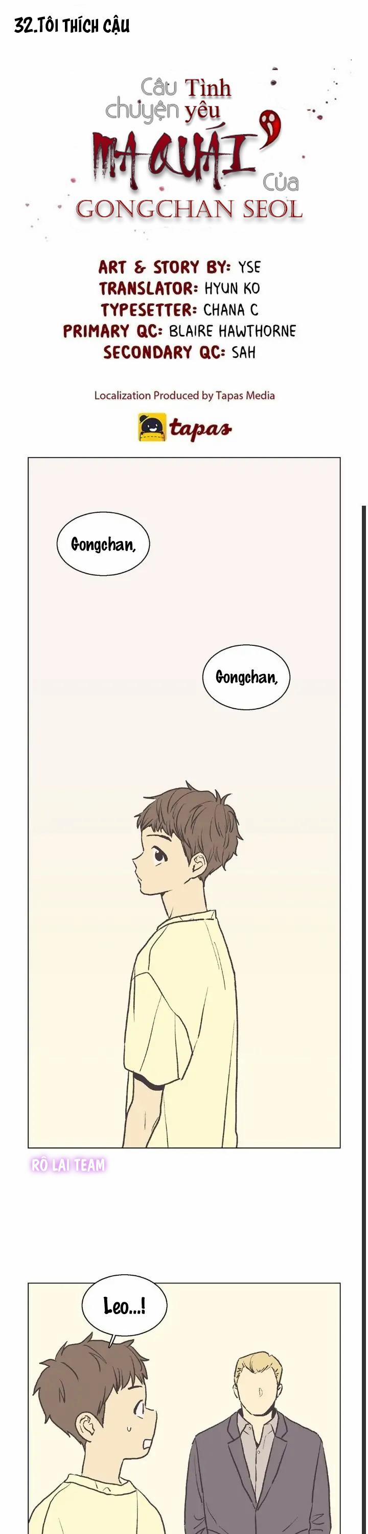 Câu chuyện tình yêu ma quái của Gongchan Seol 32 trang 0