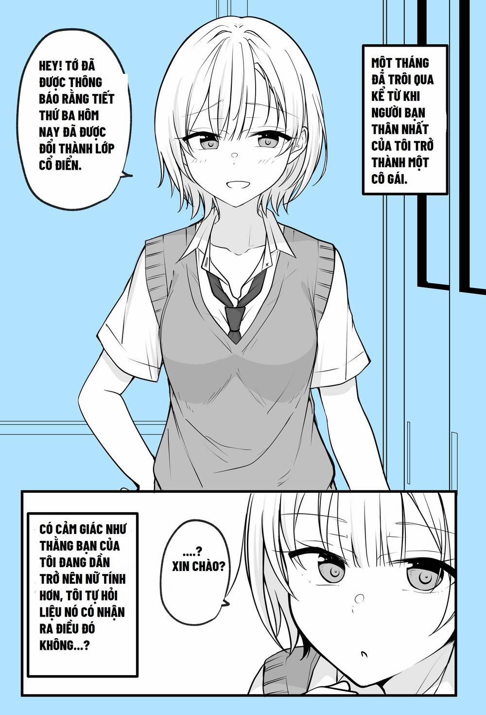 Câu Chuyện Về Người Bạn Thân Bất Ngờ Trở Thành Nữ Và Cuộc Hành Trình Tìm Kiếm Hạnh Phúc Của Cô Ấy 17 trang 0