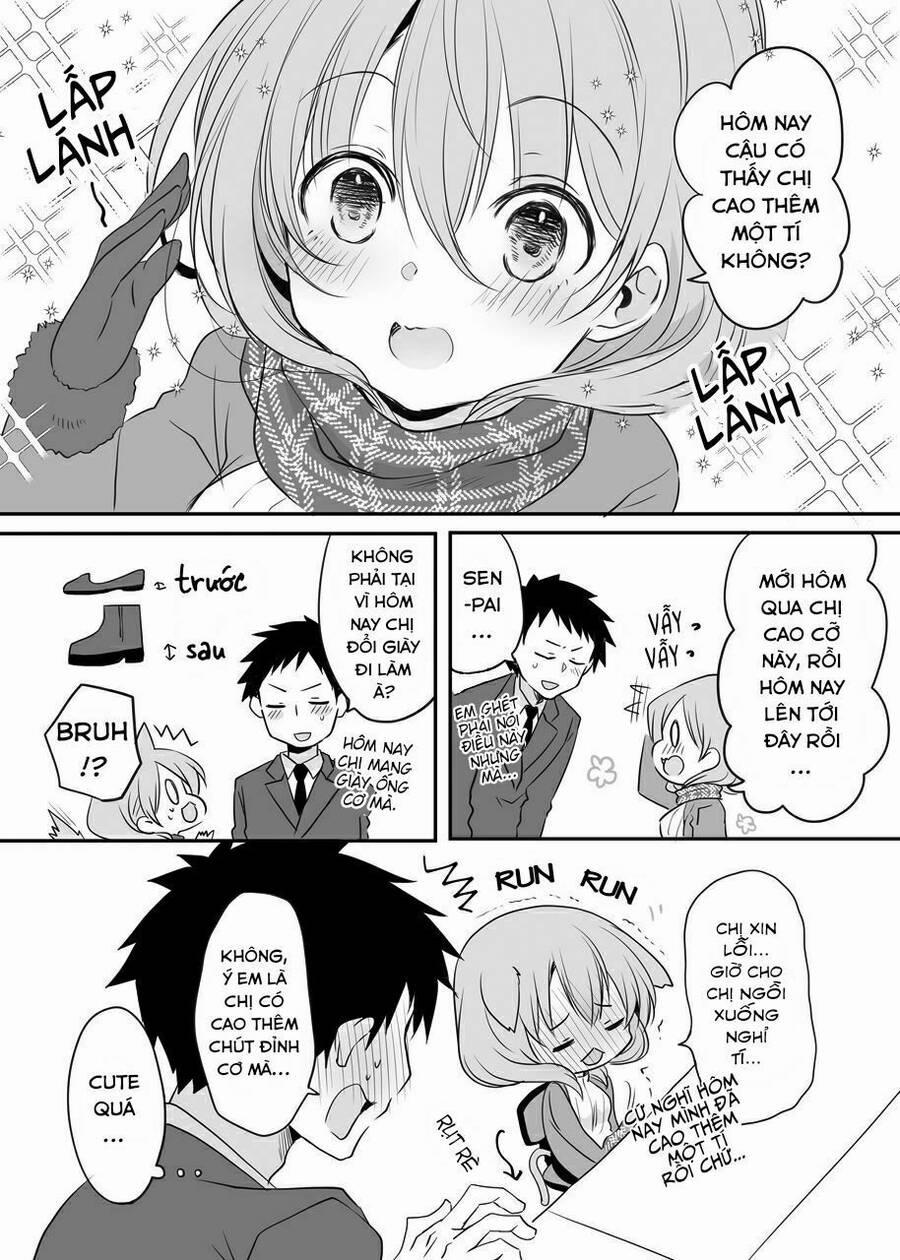 Câu Chuyện Về Tiền Bối Nhỏ Nhắn Ở Chỗ Làm Của Tôi 23 trang 1