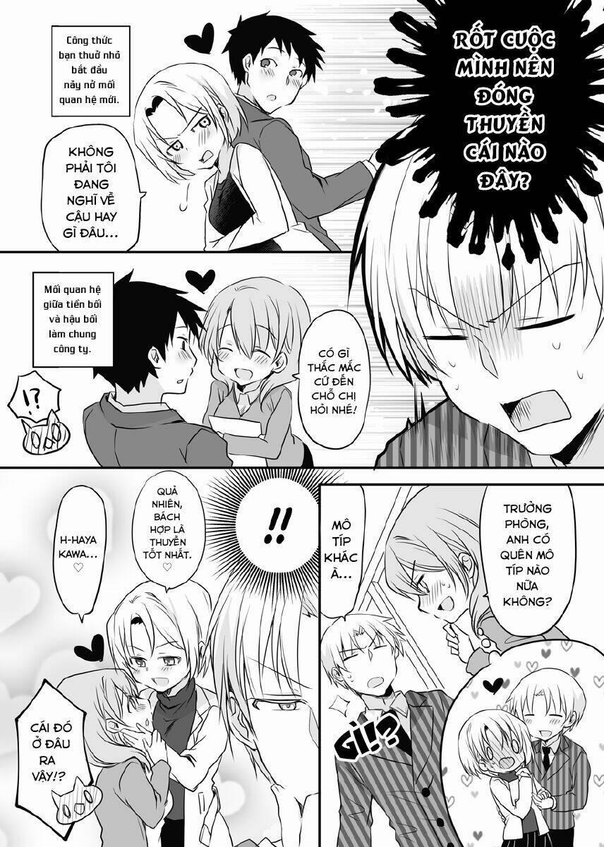 Câu Chuyện Về Tiền Bối Nhỏ Nhắn Ở Chỗ Làm Của Tôi 29 trang 1