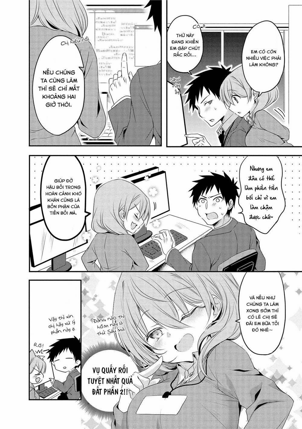 Câu Chuyện Về Tiền Bối Nhỏ Nhắn Ở Chỗ Làm Của Tôi 4 trang 2