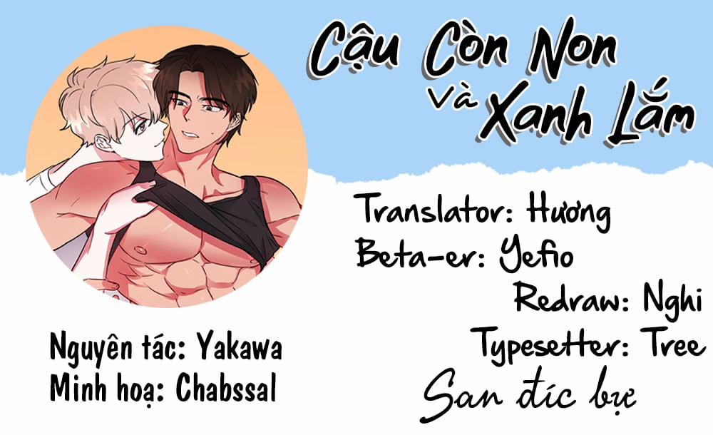 Cậu Còn Non Và Xanh Lắm 3 trang 0