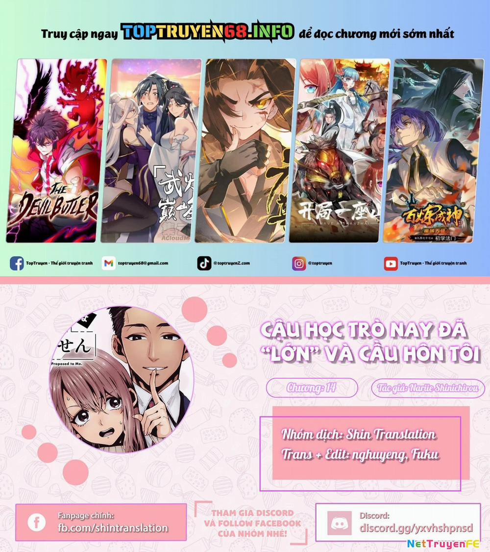 Cậu Học Trò Nay Đã “Lớn” Và Cầu Hôn Tôi 14 trang 0