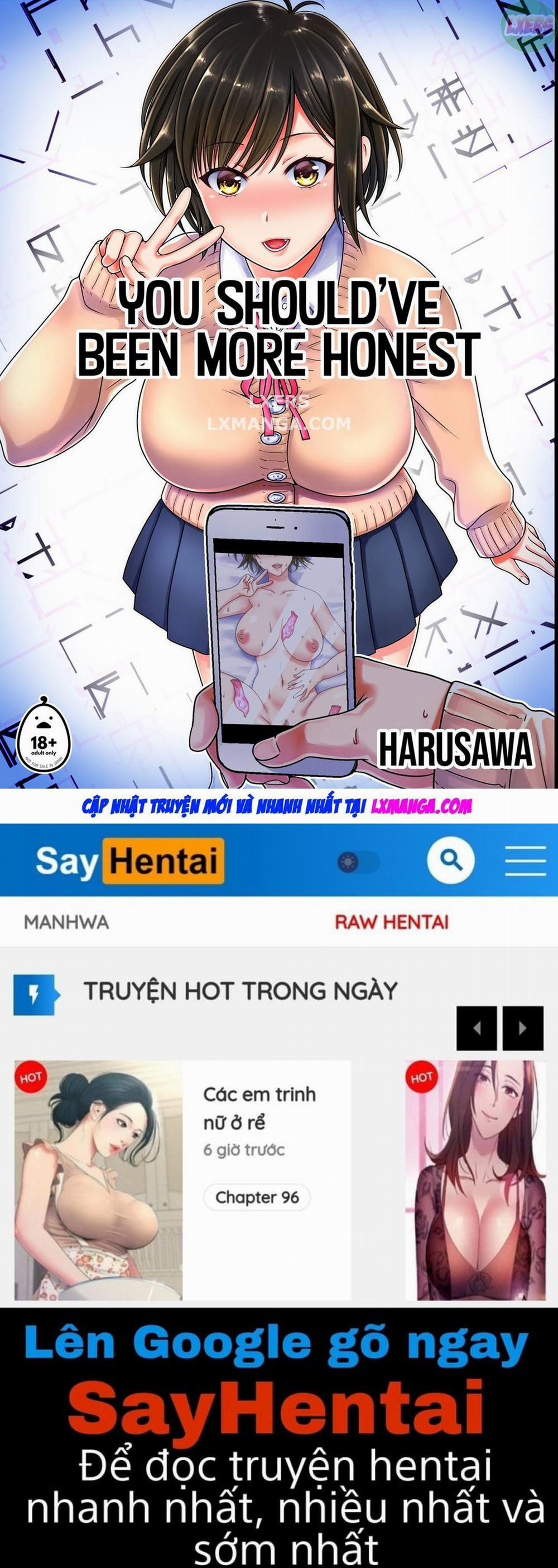 Cậu Nên Thành Thật Hơn Oneshot trang 22