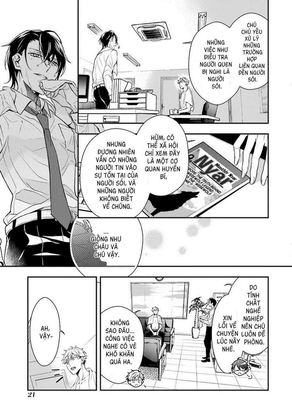 Cậu Người Sói Này Muốn Ăn Thịt Chàng Thám Tử Ưa Thích Của Mình 1 trang 23