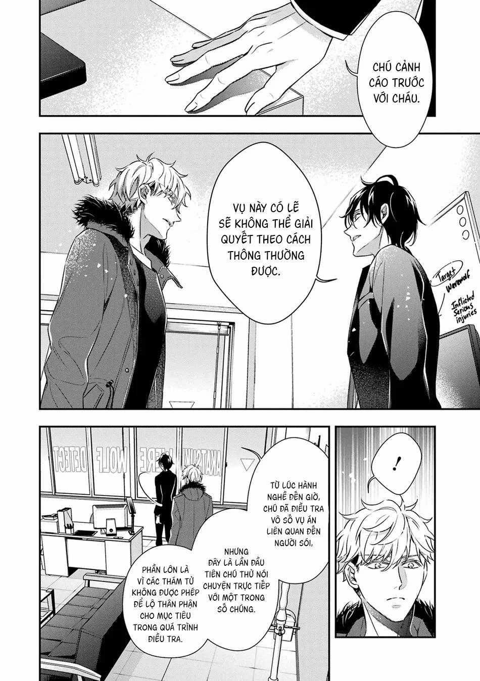 Cậu Người Sói Này Muốn Ăn Thịt Chàng Thám Tử Ưa Thích Của Mình 6 trang 4