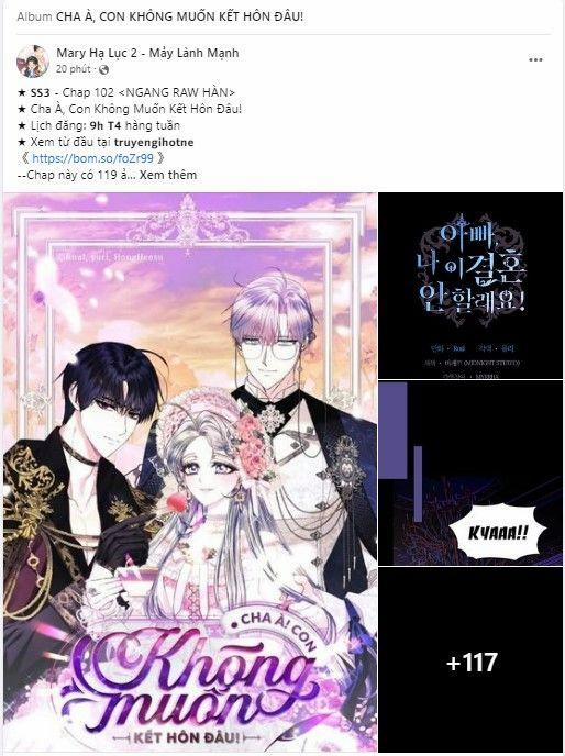 Cha, Con Không Muốn Kết Hôn! 102 trang 0