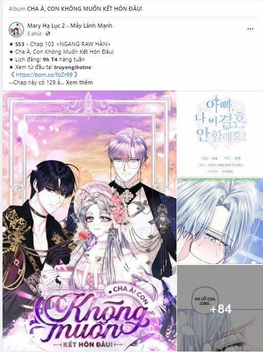 Cha, Con Không Muốn Kết Hôn! 103 trang 0