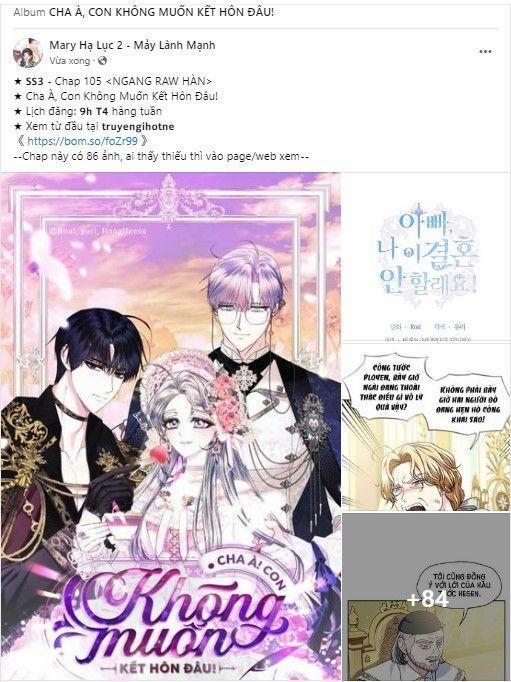 Cha, Con Không Muốn Kết Hôn! 105 trang 0