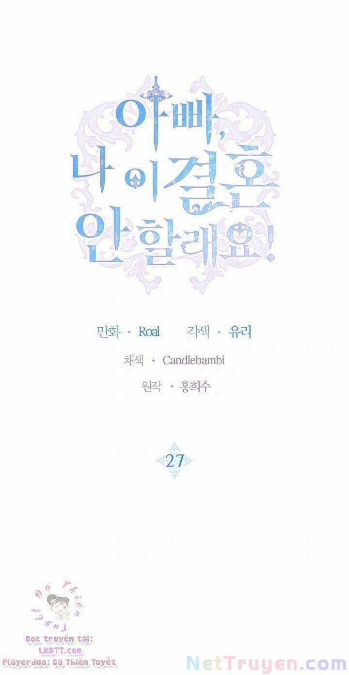 Cha, Con Không Muốn Kết Hôn! 27 trang 8