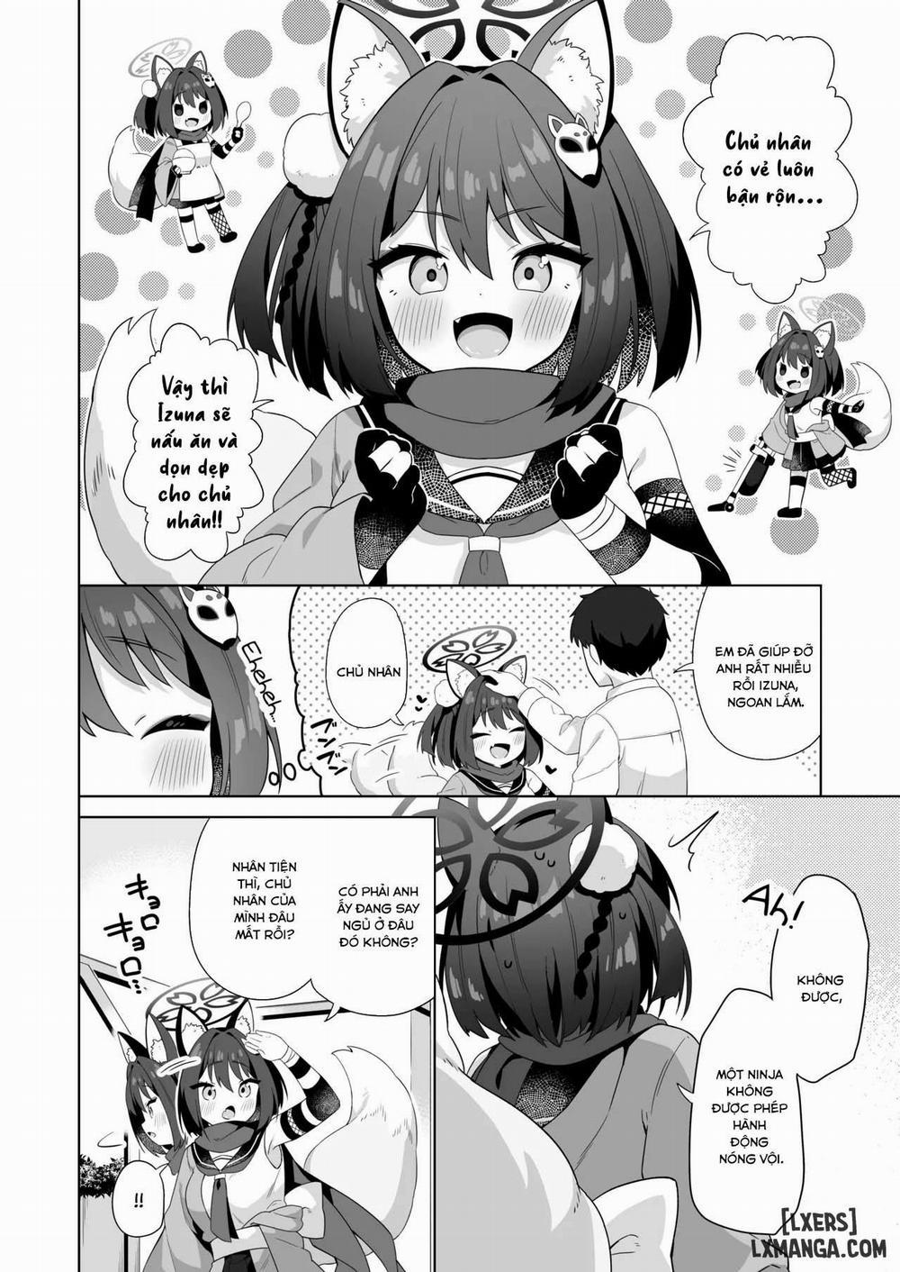 Chăm sóc chủ nhân là nghĩa vụ của Ninja!! oneshot trang 4