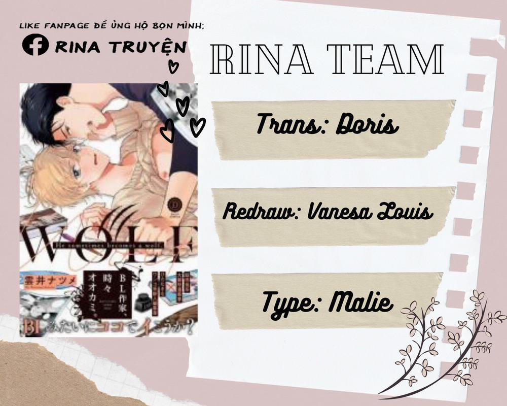 Chàng Tác Giả Truyện Tranh Là Con Sói Xám 1 trang 1