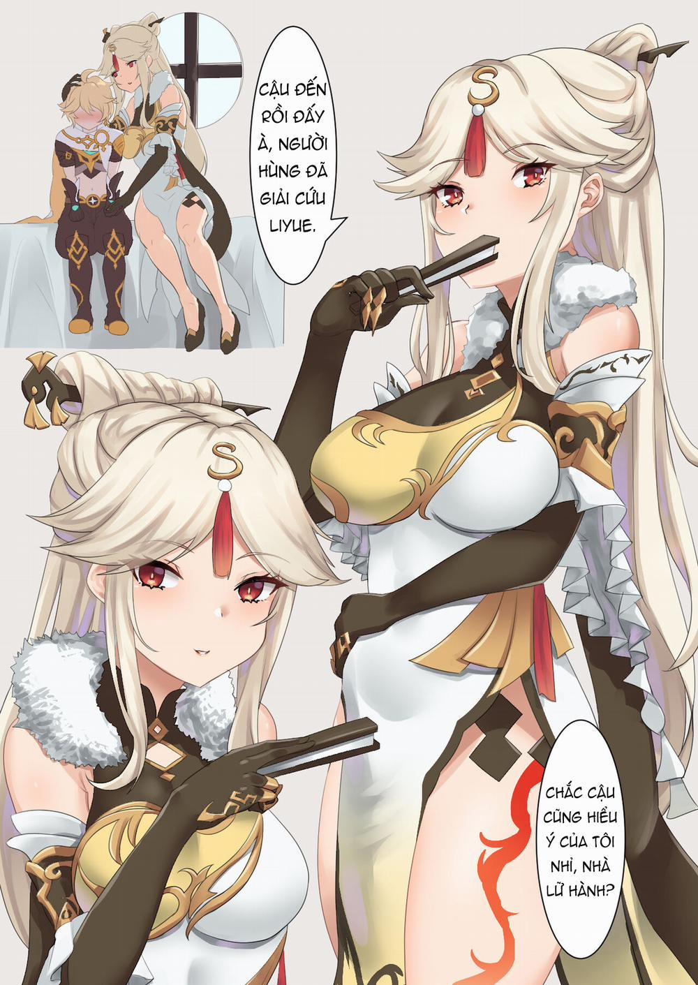 Chị Đại Ningguang! 1Shot trang 3