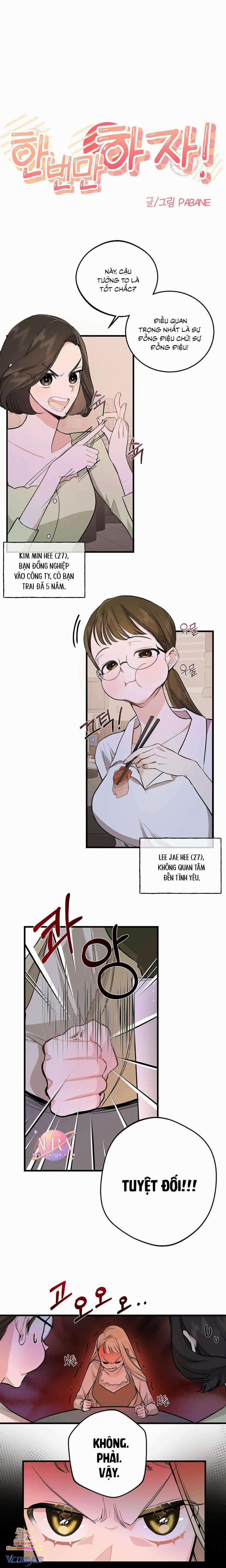 Chỉ Làm Một Lần Thôi! 1 trang 1