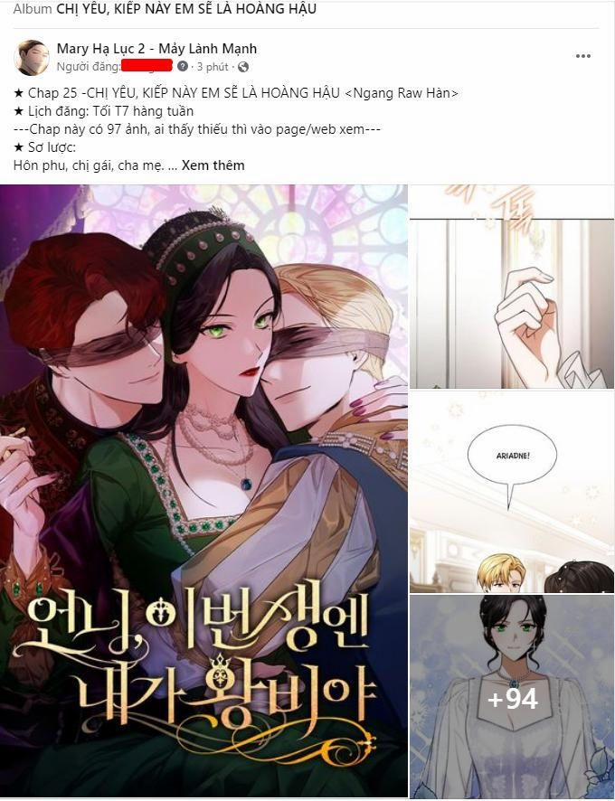 Chị Yêu, Kiếp Này Em Sẽ Là Hoàng Hậu 24.1 trang 1