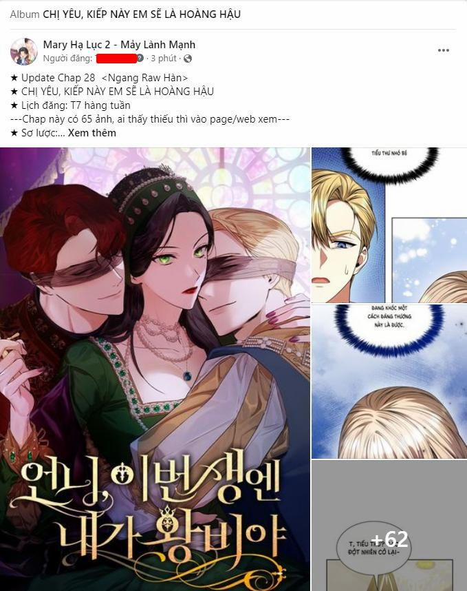 Chị Yêu, Kiếp Này Em Sẽ Là Hoàng Hậu 27.1 trang 1