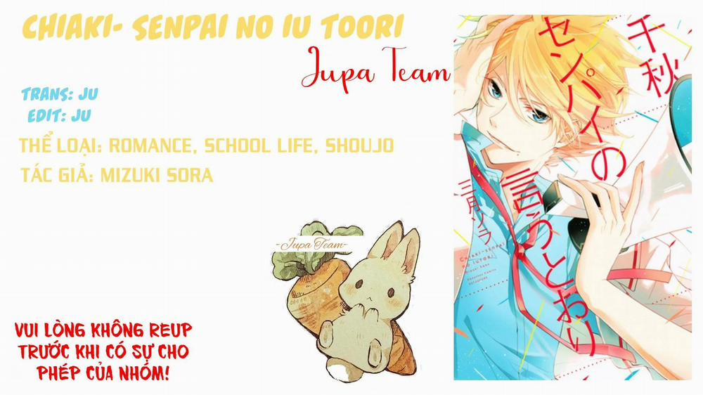 Chiaki Senpai No Iu Toori 1 trang 0