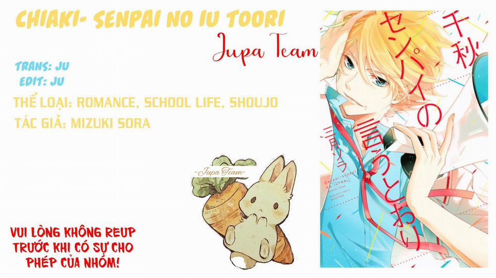 Chiaki Senpai No Iu Toori 3.5 trang 0