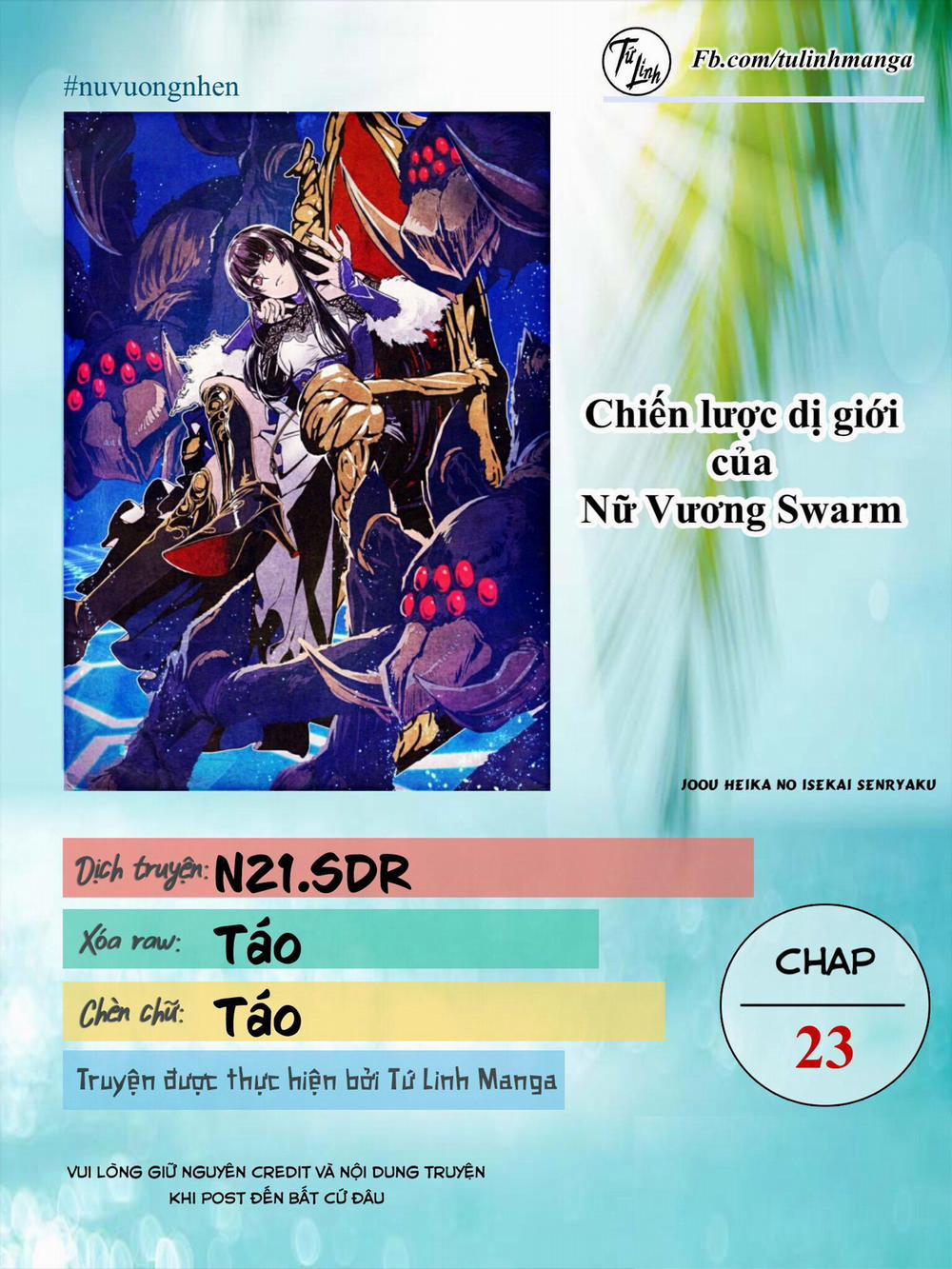 Chiến Lược Dị Giới Của Nữ Vương Swarm Bệ Hạ 23 trang 1