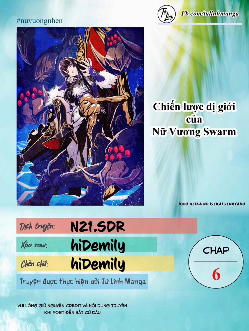 Chiến Lược Dị Giới Của Nữ Vương Swarm Bệ Hạ 6 trang 1
