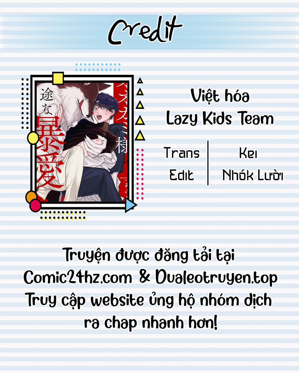 Chìm Đắm Trong Tình Yêu Mãnh Liệt Với Anh Chàng Người Sói 3 trang 1