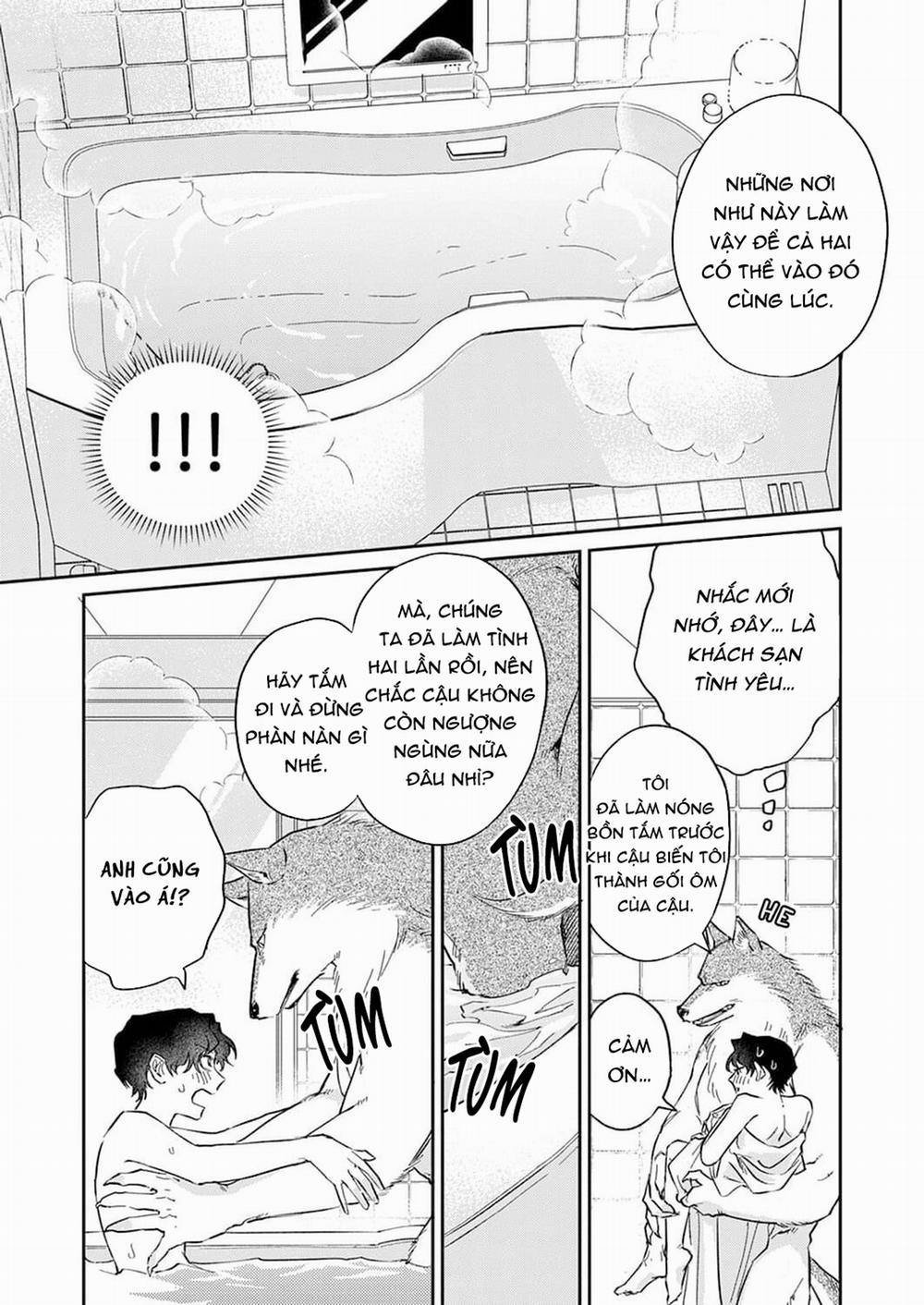 Chìm Đắm Trong Tình Yêu Mãnh Liệt Với Anh Chàng Người Sói 3 trang 9