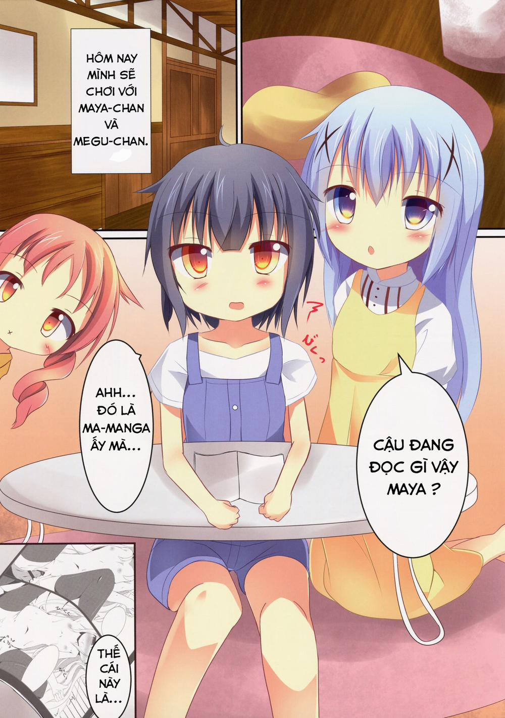 Chimame Sei no Mezame (Gochuumon wa Usagi desu ka?) Oneshot trang 2