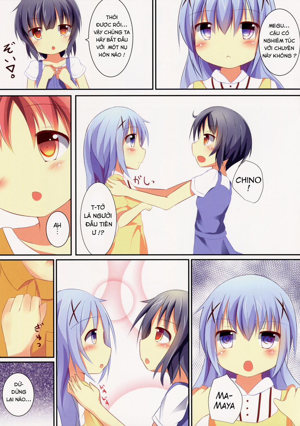 Chimame Sei no Mezame (Gochuumon wa Usagi desu ka?) Oneshot trang 4