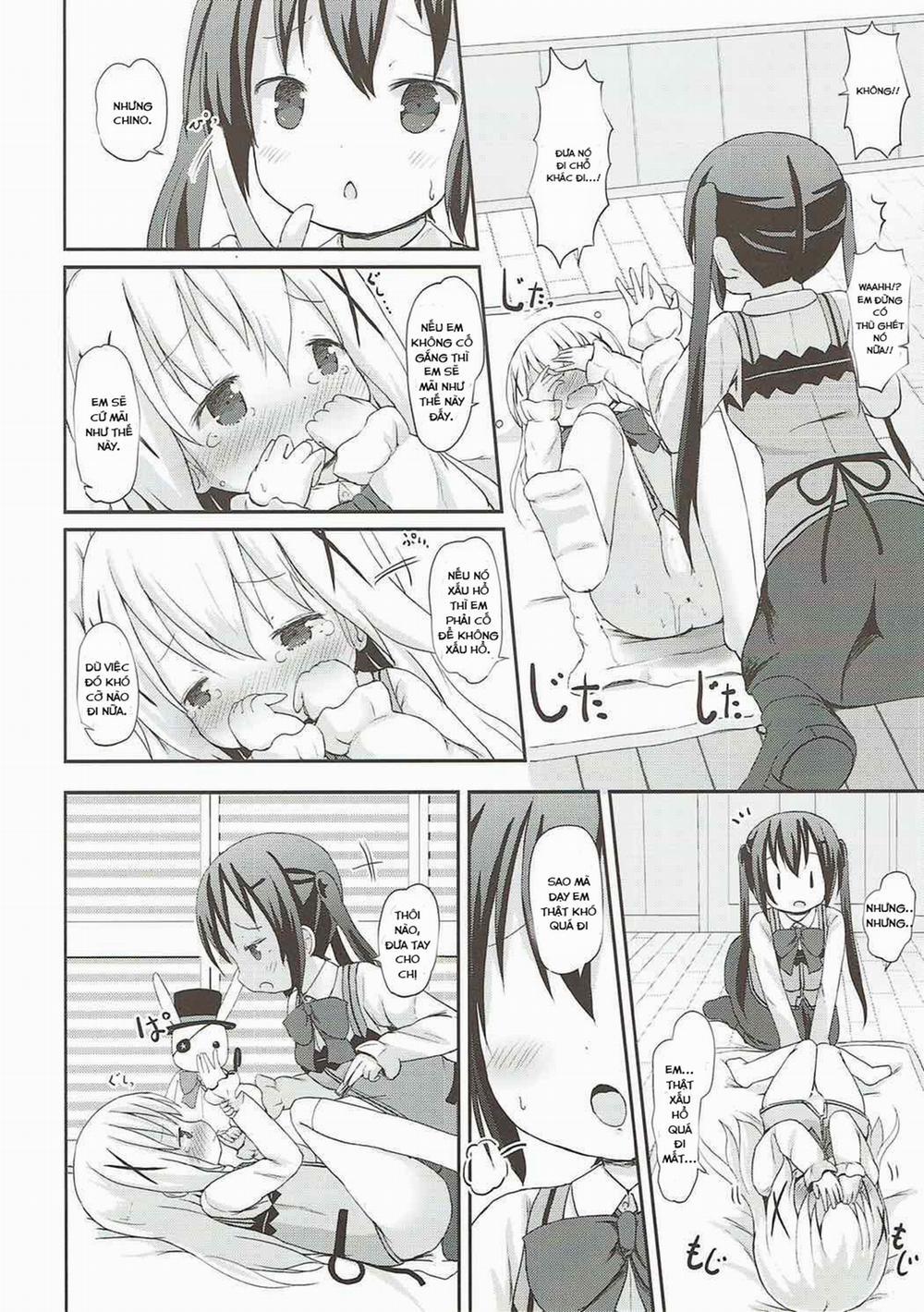 Chino-chan no Omata Check (Gochuumon wa Usagi desu ka?) Oneshot trang 16