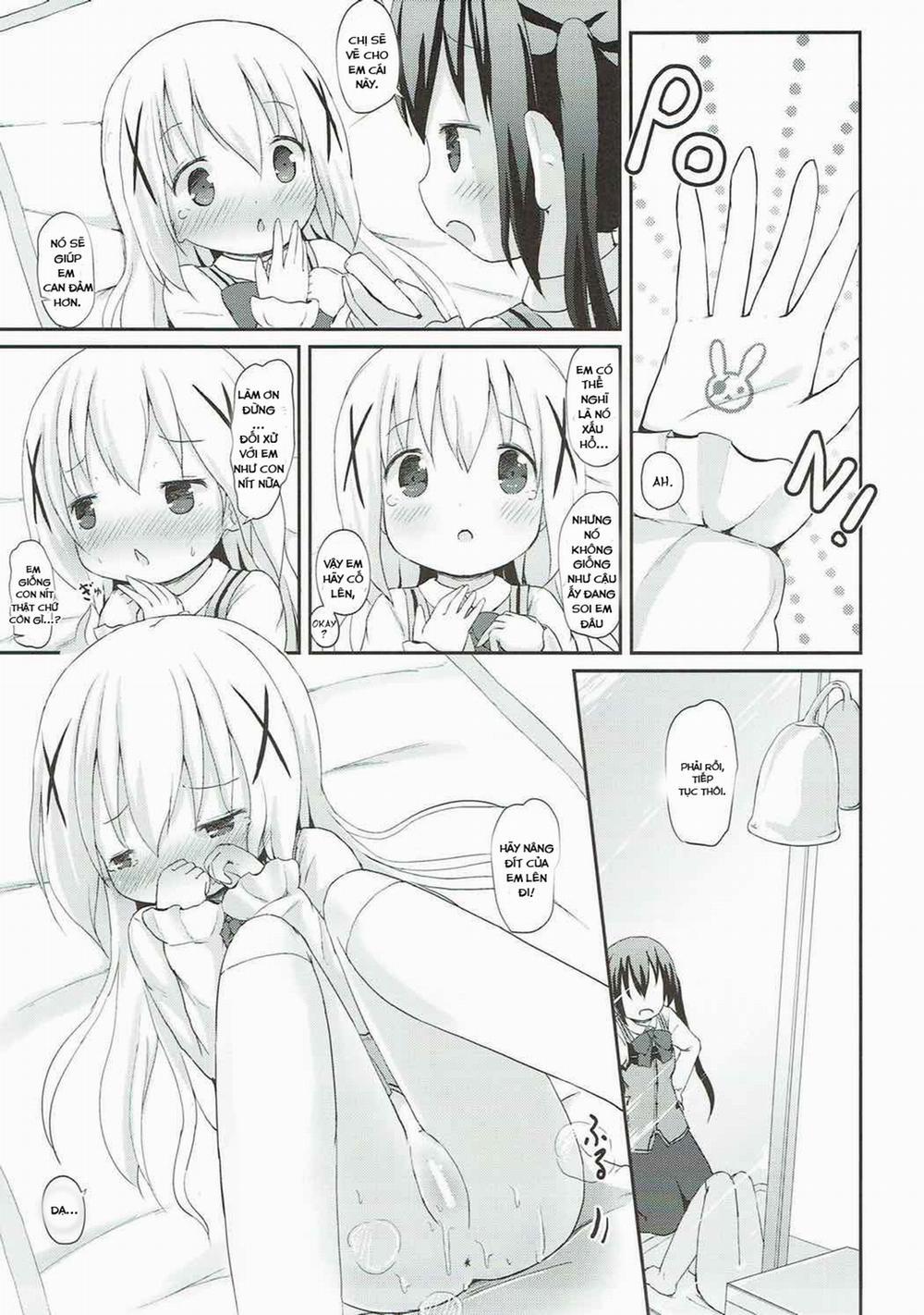 Chino-chan no Omata Check (Gochuumon wa Usagi desu ka?) Oneshot trang 17