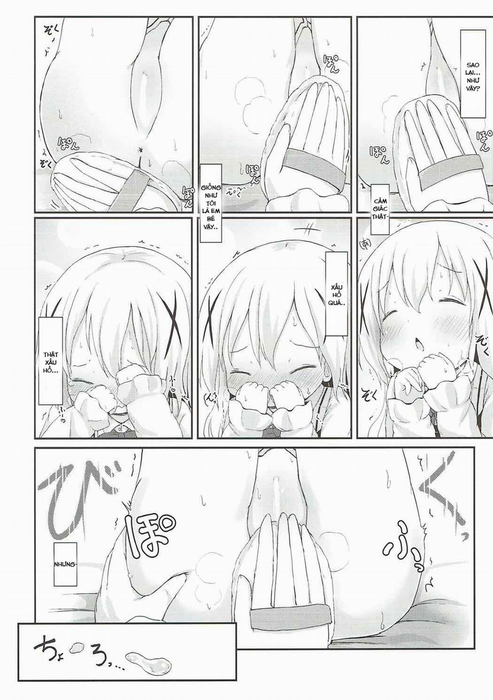 Chino-chan no Omata Check (Gochuumon wa Usagi desu ka?) Oneshot trang 24
