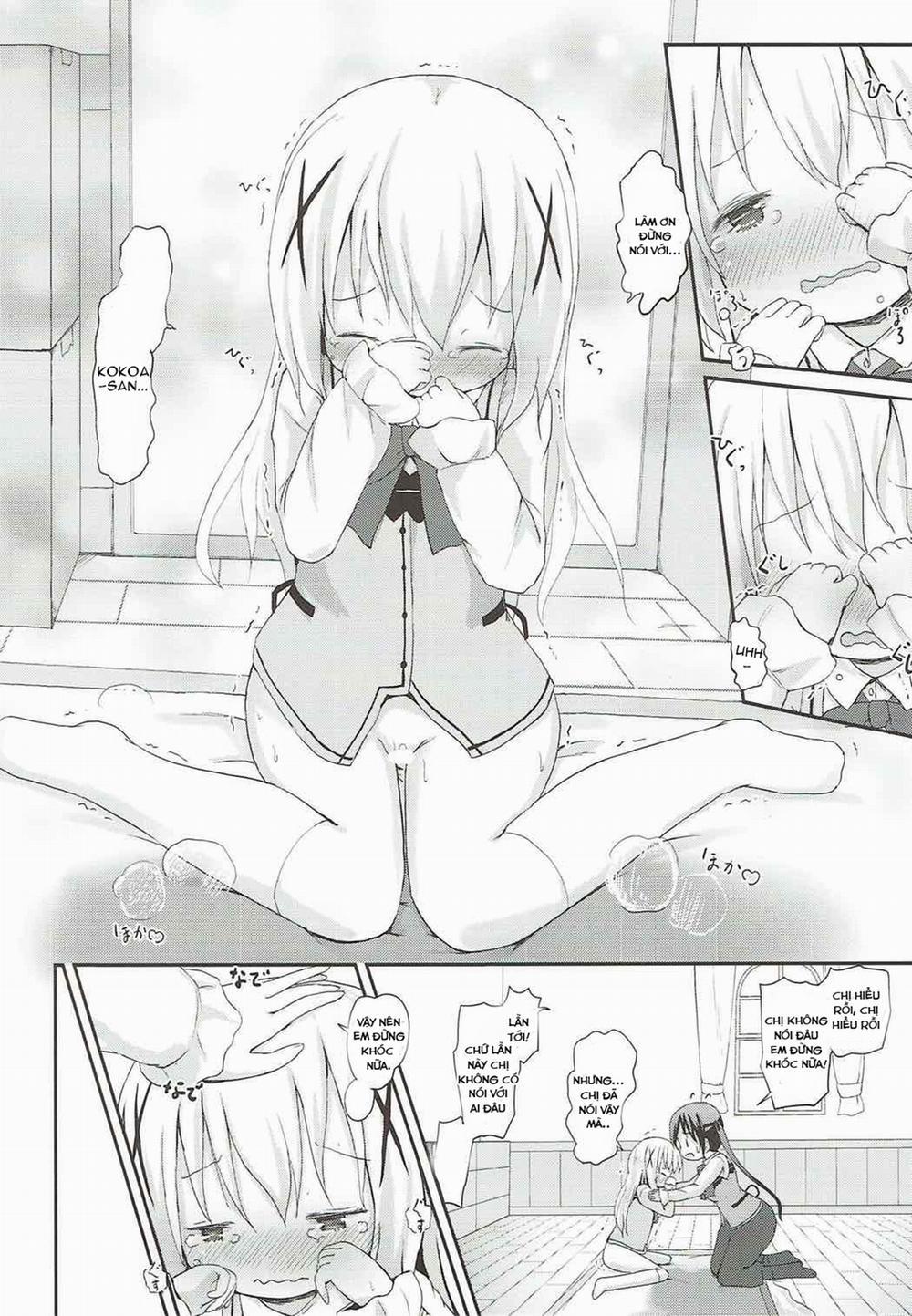 Chino-chan no Omata Check (Gochuumon wa Usagi desu ka?) Oneshot trang 28