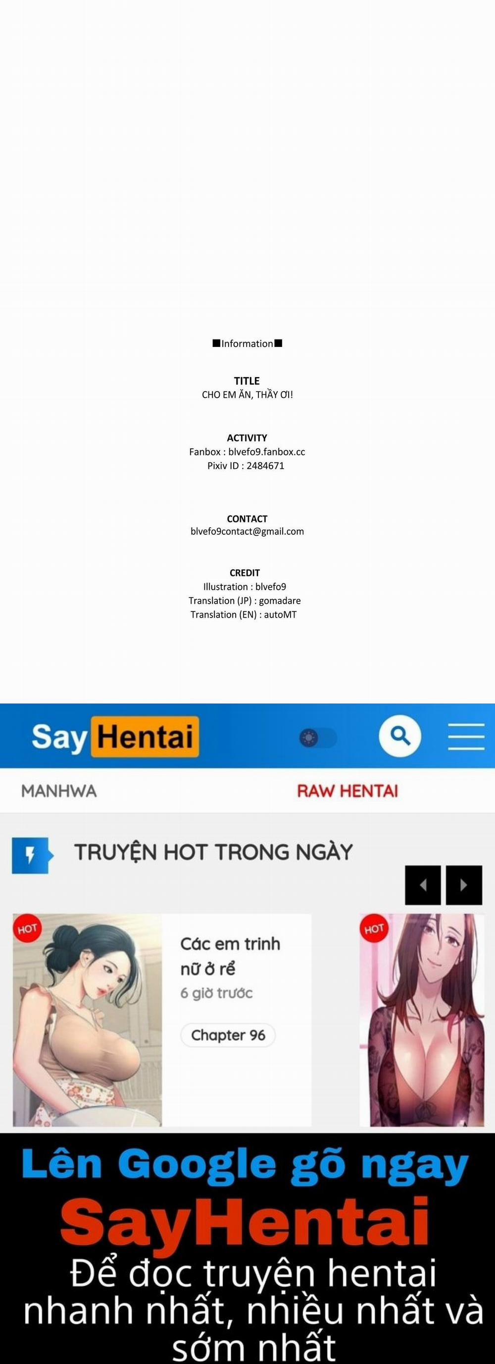 Cho Em Ăn Thầy Ơi Oneshot trang 31