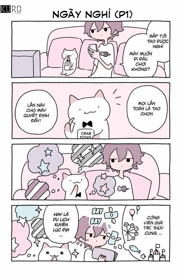 Chú Mèo Kỳ Diệu Kyuu-Chan 0 0 Ngày Nghỉ (P1) trang 1