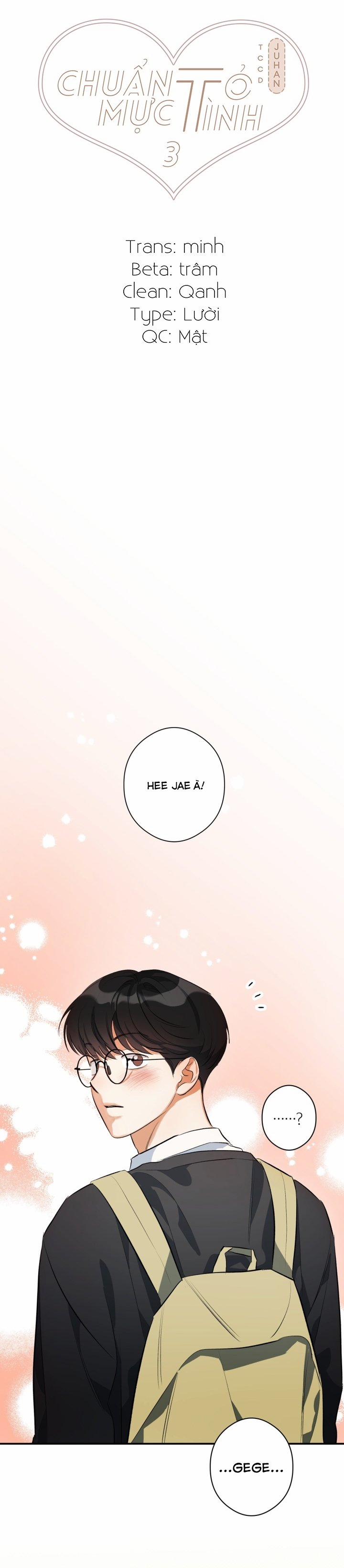 Chuẩn Mực Tỏ Tình 3 trang 1