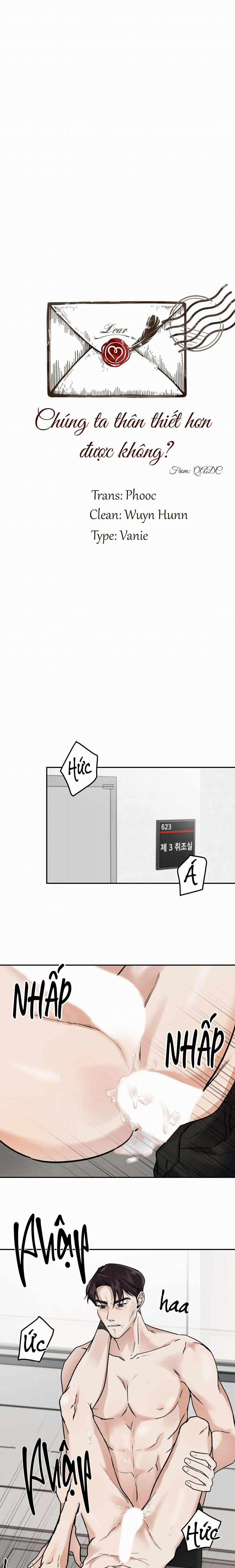 Chúng Ta Thân Thiết Hơn Được Không? 3 trang 1