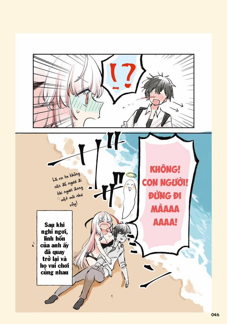 Chuyện Nàng Tử Thần Yêu Nhân Loại, Cả Hai Chỉ Nhìn Thấy Nhau Khi Nhân Loại Mệt Gần Chết! 14 trang 4