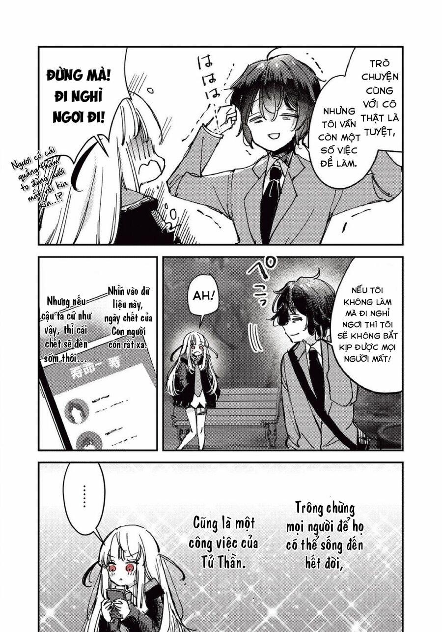 Chuyện Nàng Tử Thần Yêu Nhân Loại, Cả Hai Chỉ Nhìn Thấy Nhau Khi Nhân Loại Mệt Gần Chết! 40 trang 9